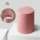 thumbnail image 2 of Bote de Basura de de 8L, Cubo de Basura con Forro Extraíble, Cubo de Basura con Tapa, Cubo de Basura para Oficina, Comedor, Bar, Baño, Cafeterí Rosa Sunnimix bote de basura, 2 of 8
