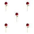 thumbnail image 3 of Baohd 1/2/3/5 10pack/lot Realistic Appearance Artificial Flower For Party Decor And Home Decor Red 5PCS, 3 of 6