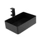 thumbnail image 3 of Organizador de cajón de escritorio debajo de la mesa Cesta de almacenamiento Clamp-on Metal Estable de gran capacidad Oculta Organizador de escritorio Negro, 3 of 8