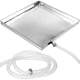 thumbnail image 1 of Drip Pan With Drain Hose Ac Unit Drip Tray For Outdoor Installation Silver 40.00X40.00X3.00CM Leak Proof 1 Set, 1 of 5