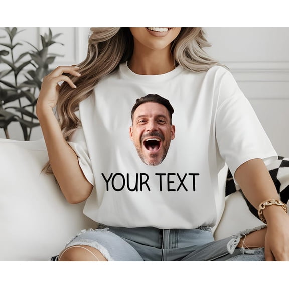 Custom Photo Face Shirt - Personalized Face T-Shirt. Custom Birthday or Bachelorette Party Shirt. Unique Custom Gift