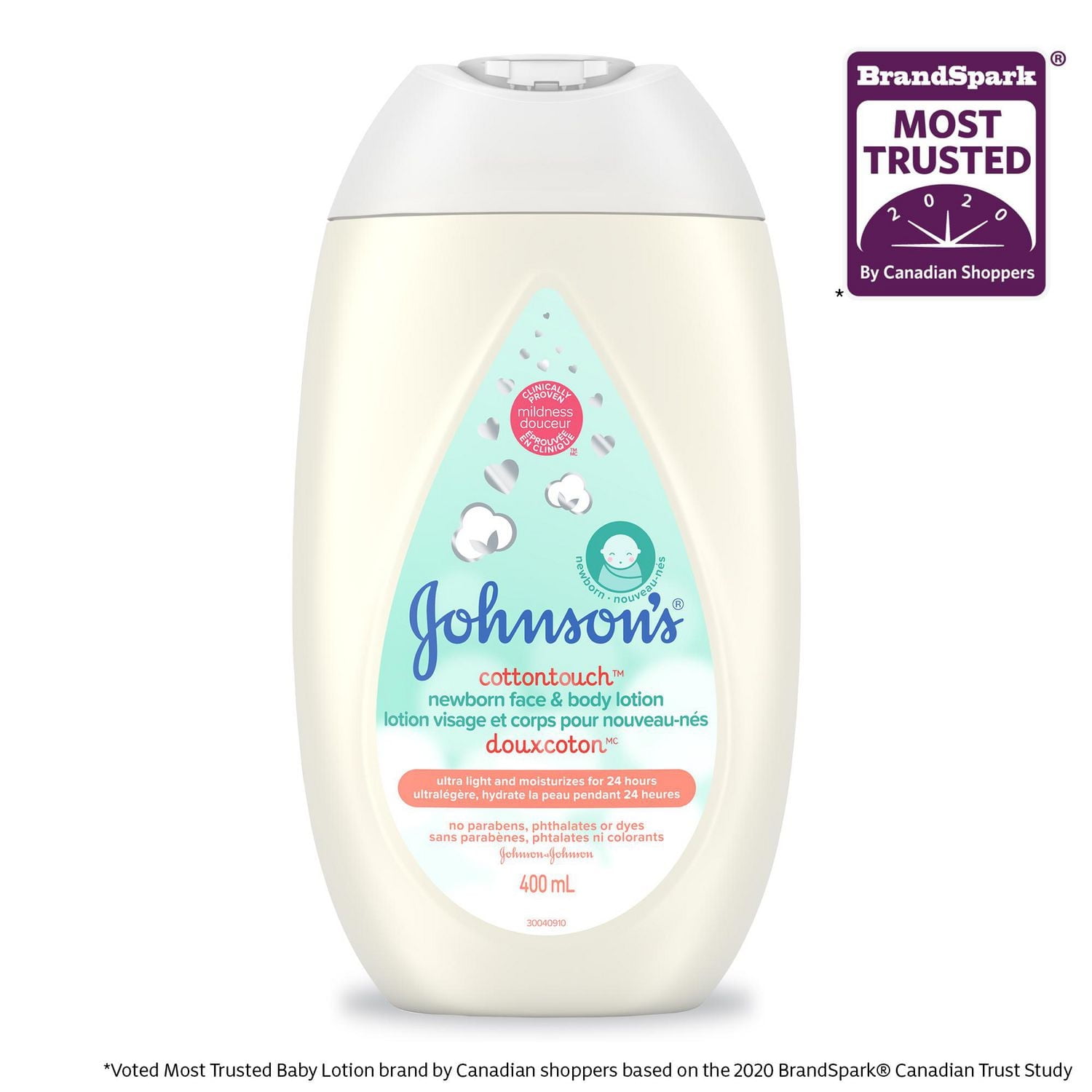 Lotion pour bébés Johnson's DouxCoton 400 ml