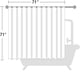 thumbnail image 2 of Lankey Clear Water Cube Style Shower Curtain Liner 71" x 71" PEVA 3D Translucent Shower Liner with Hooks Lankey Cortina de la ducha, 2 of 7