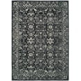 thumbnail image 3 of SAFAVIEH Evoke Ronald Bordered Area Rug, Charcoal/Ivory, 6'7" x 9', 3 of 13