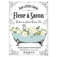 thumbnail image 2 of Lettered And Lined 25x32 Black Ornate Wood Framed with Double Matting Museum Art Print Titled - French Bathroom Set I, 2 of 4