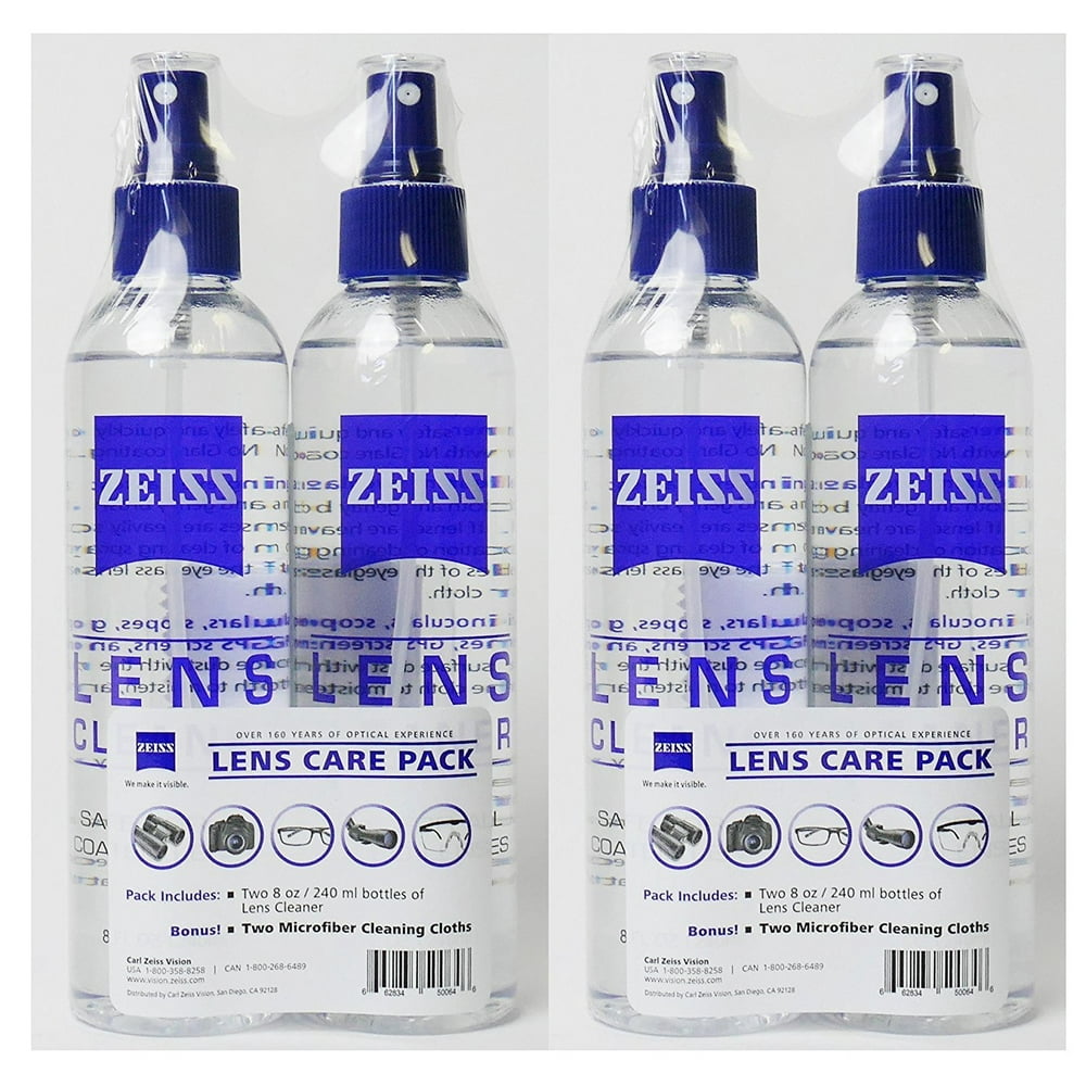 Zeiss Lens Cleaner Spray 8 Oz Bottles for Glasses Camera Laptops