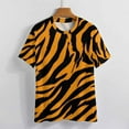 thumbnail image 3 of Animal Print Patterns Women's Short Sleeve Tops Casual Blouses T Shirt, 3 of 6