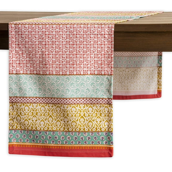 Maison d' Hermine Provence 100% Cotton Table Runner for Party | Dinner | Holidays | Kitchen | Spring/Summer [Single Layer (14.5 Inch by 108 Inch)]