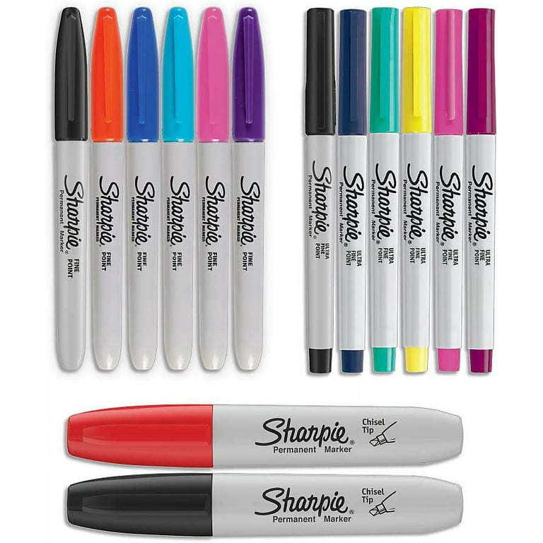 UMSL Triton Store - 4 Pack Assorted Colors Fine Tip Sharpie Permanent  Markers