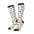 thumbnail image 2 of Balery Cow Printed Novelty Socks Men's Women's Crew Socks Sports Socks Knee High Socks Cotton Socks Quirky and Cool Socks, 2 of 9