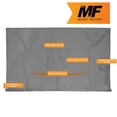 thumbnail image 2 of Mount Factory Outdoor TV Cover - 42" Model For 40" - 43" Flat Screens - Slim Fit - Weatherproof Weather Dust Resistant Television Protector - Gray, 2 of 7