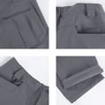 thumbnail image 6 of Resicozy Pants for Men 2026 Casual Stretch Cargo Work Pants Lightweight Straight Leg Hiking Pants with Zipper Pockets Gray 3XL, 6 of 8