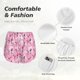 thumbnail image 4 of Balery Cartoon Poodle Dog Pantalones cortos deportivos para mujer con forro y dos bolsillos, elásticos, para entrenamiento, gimnasio, yoga-Small, 4 of 7