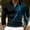 Blue A, variant on Mens Polo Shirts Breathable Fall Winter Long Sleeve Casual Collar Black Polo Shirts for Men Size XL