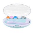 thumbnail image 2 of Smart Electric Manicure Tool For Adults And Children 1 Set Baby Nail Polisher In Elegant Blue For Safe Nail Care, 2 of 4