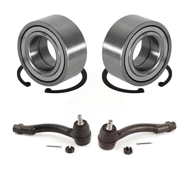 Transit Auto Front Wheel Bearing and Tie Rod End Kit for Car 2004-2006 Kia Amanti - Left Right Side (Driver Passenger) K7T-100123