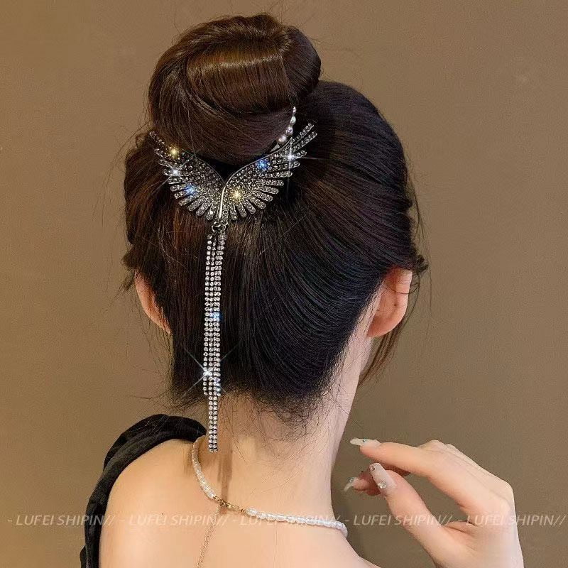 EKE Women’s Hair Clip Vintage Retro Back-Wear Elegant Hair Accessory with Fashion Texture
