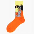 thumbnail image 1 of Calcetines estilo Europa y Estados Unidos personalidad creativa pintura al óleo calcetines medias otoño e invierno calcetines altos de algodón, 1 of 1