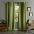 thumbnail image 1 of Quality Home Closeout Back Tab Blackout Curtains - Avocado - 52"W X 72"L - (Set Of 2 Panels), 1 of 3