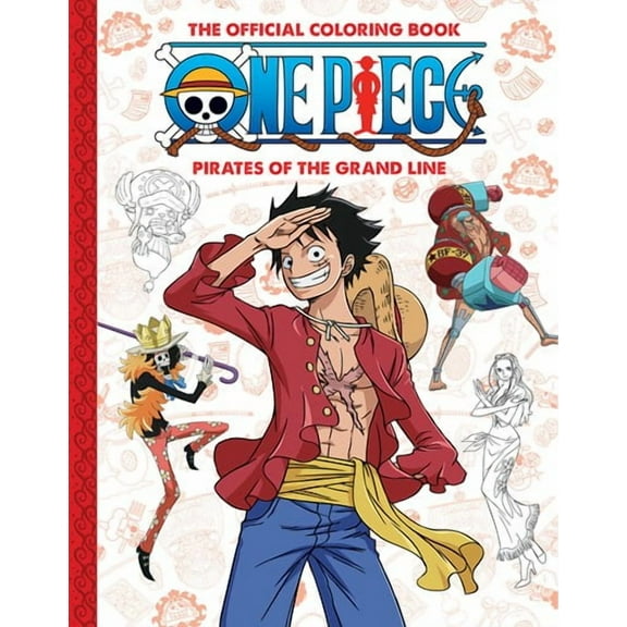 One Piece: Official Crew Coloring Collection: Pirates of the Grand Line (Media Tie-In) (Media tie-in) (Paperback)