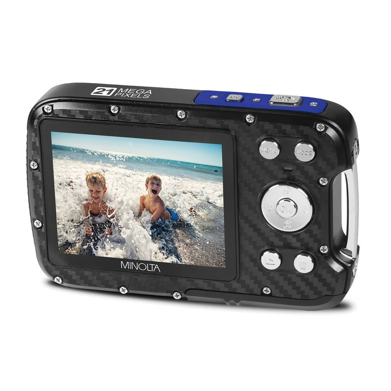 Minolta MN30WP Compact Waterproof Digital Camera, 21 MP/1080p