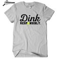 thumbnail image 2 of Solin Dink Responsibly - Premium Pickleball T-Shirt - Funny Pickleball Print Tee - Heather Maroon Small, 2 of 2