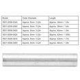 thumbnail image 3 of 10Pcs Round Standoff Aluminum Alloy Female Thread Interval Connecting Column Kit M4x0.7mm, 3 of 5