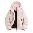 thumbnail image 5 of LWITHSZG Mens Windbreaker Jackets Lightweight Waterproof Hooded Rain Jacket with Zipper Pockets Fall Winter Full Zip up Casual Outerwear M, 5 of 9