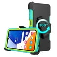 thumbnail image 2 of Aggxpf Galaxy A14 5G Case with Belt-Clip Holster, Military Grade Full Body Protection Phone Case, Heavy Duty Protective Phone Cover, Green, 2 of 5
