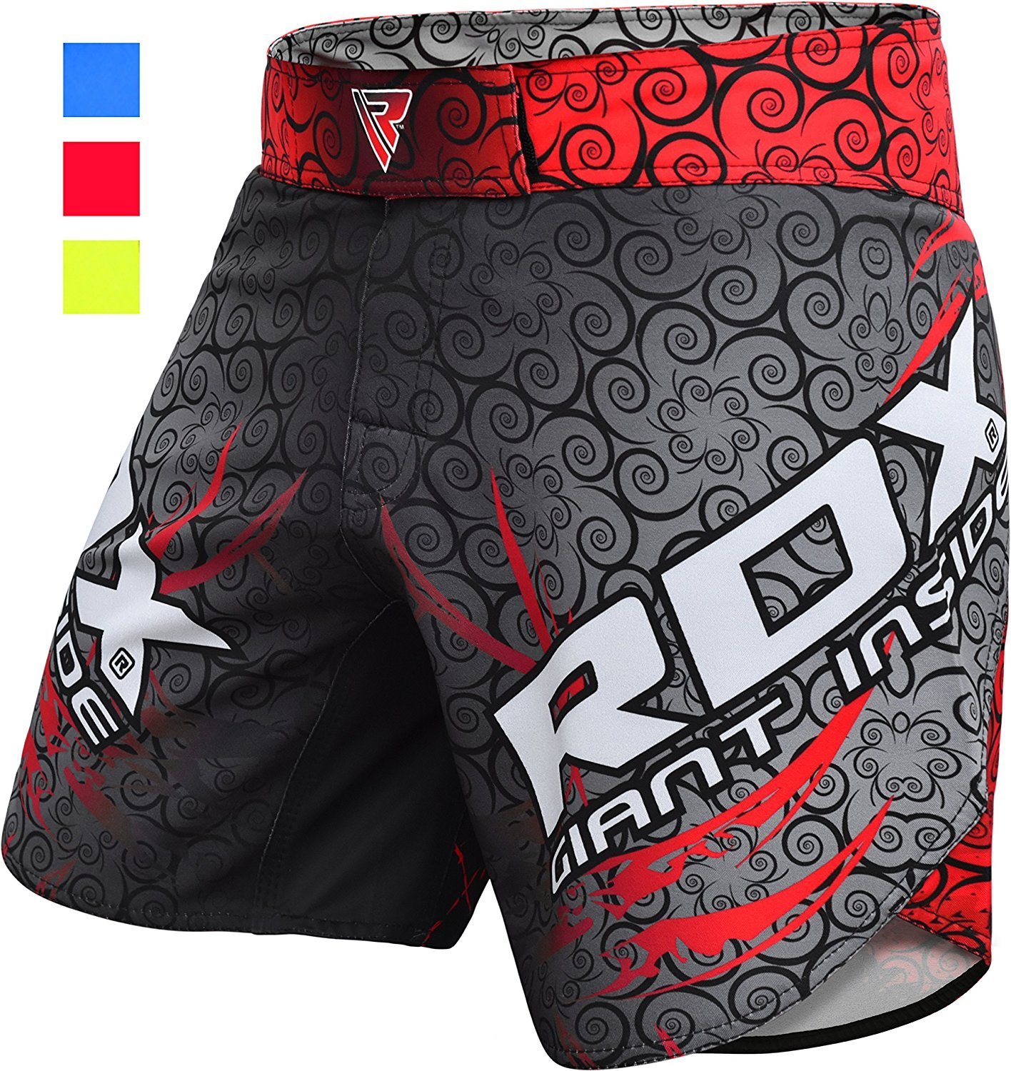 RDX MMA Training Shorts Kickboxing Grappling Mens Fighting Cage Gym Wear CA Sporting Goods