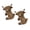 2, variant on Hanging Cow Statue Outdoor Decors Fence Ornament for Lawn Garden Car Decors