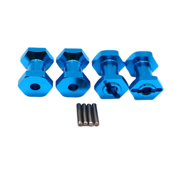 Ounissouiy Adaptador de cubo hexagonal de rueda de 12 mm para 1/12 ECX RGT136100 Cubo hexagonal de rueda de aleación de aluminio de alto Type1 NO1