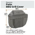 thumbnail image 3 of Classic Accessories Ravenna Water-Resistant 80 Inch BBQ Grill Cover, 3 of 17