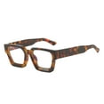 thumbnail image 1 of Gafas de sol cuadradas gruesas unisex, montura de plástico, protección UV400, gafas de sol retro de moda para conducir, viajar y actividades al aire libre, estilo de diseño, regalo, 1 of 2