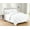 White, variant on Luxury Best Softest Coziest 8-Piece Bed-in-a-Bag Comforter Set on ! Elegant Comfort - Silky Soft Complete Set Includes Bed Sheet Set with Double Sided Storage Pockets Full/Queen White