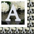 thumbnail image 1 of Guardurnaity ¡Oferta! Letras de blancas de 8CM, alfabeto inglés, diseño de nombre personalizado, bricolaje, arte artesanal, corazón de pie, Type3 NO3, 1 of 6
