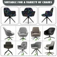 thumbnail image 6 of Xixirimido Trick Mushroom Halloween Pattern Office Arm Chair Cover Swivel Dining Chair Slipcover Curved Back Armrest Chair Covers Stretch Desk Chair Protector Cover for Home Office, 6 of 7