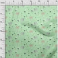 thumbnail image 2 of oneOone Cotton Flex Fabric Bird & Palm Tree Decor Fabric Printed BTY 40 Inch Wide, 2 of 4