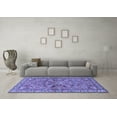 thumbnail image 3 of Ahgly Company Machine Washable Indoor Rectangle Persian Blue Traditional Area Rugs, 8' x 10', 3 of 4