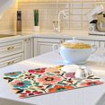 thumbnail image 6 of Yayeee Dish Drying Mat for Kitchen Counter Ultra Absorbent Easy Clean Pad 24x18", Colorful Flowers, 6 of 7
