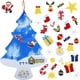 thumbnail image 3 of Monstrate DIY fieltro árbol de Navidad Prop hogar Festival colgantes habitación interesante pared colgante decoración escena diseño accesorio Kits de decoración para fiestas, 3 of 6