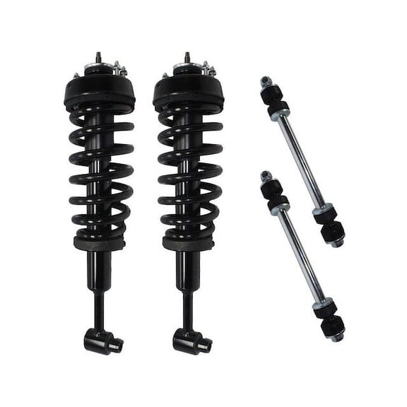 Front Strut Assembly and Sway Bar Link Kit - Compatible with 2004 - 2005 Ford Explorer