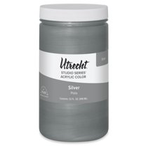 Utrecht Studio Series Acrylic Paint - Silver, Quart