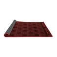 thumbnail image 2 of Ahgly Company Indoor Round Abstract Red Modern Area Rugs, 5' Round, 2 of 4