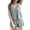 Grey, variant on Women Solid Color Spaghetti Straps Camisole Elastic Shorts Cotton Sleepwear Set