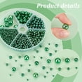 thumbnail image 4 of 6 Sizes Green Pearl Beads 3~10mm Acrylic Pearl Beads 1070pcs Pearl Craft Beads Round Loose Spacer Beads for Jewelry Necklace Bracelet Earrings Key Chains Vase Filler Decor, 4 of 6