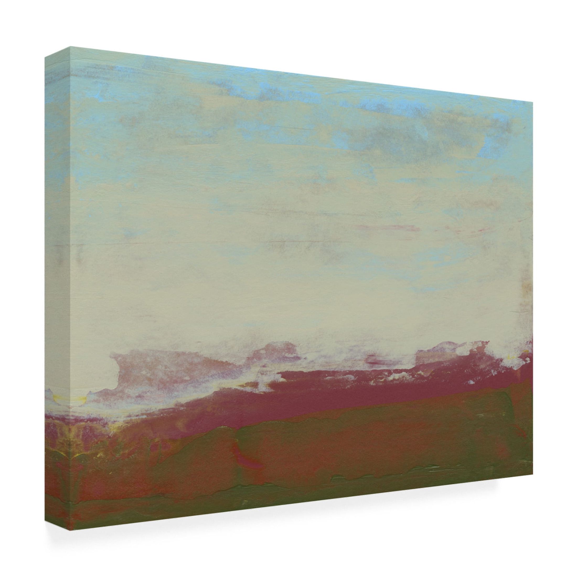 Trademark Fine Art Sharon Gordon Abstract Magenta Horizon II Canvas Wall Art