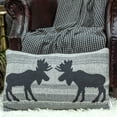 thumbnail image 6 of Parkland Collection Buck Lodge Gray Throw Pillow, 6 of 10