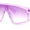 All Purple, variant on Kids Child Size Fashionable Flat Top Shield Plastic Pop Sunglasses Blue