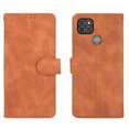 thumbnail image 2 of For Motorola Moto G9 Power PU Leather Flip Case Card Slots Holder Kickstand Book Folding Folio Cover-Brown, 2 of 5